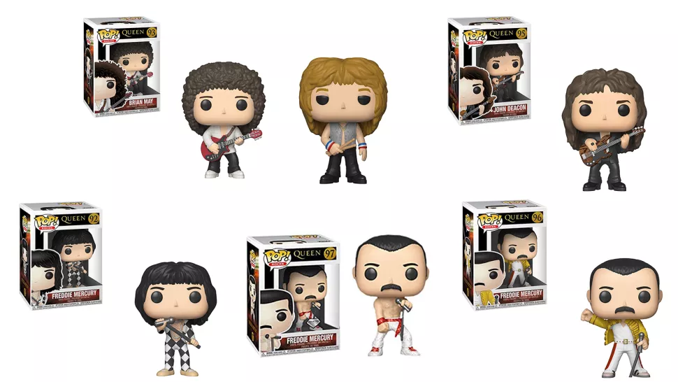 Queen and Freddie Mercury Funko Pop! Rocks Queen and Freddie Mercury Funko Pop! Rocks
